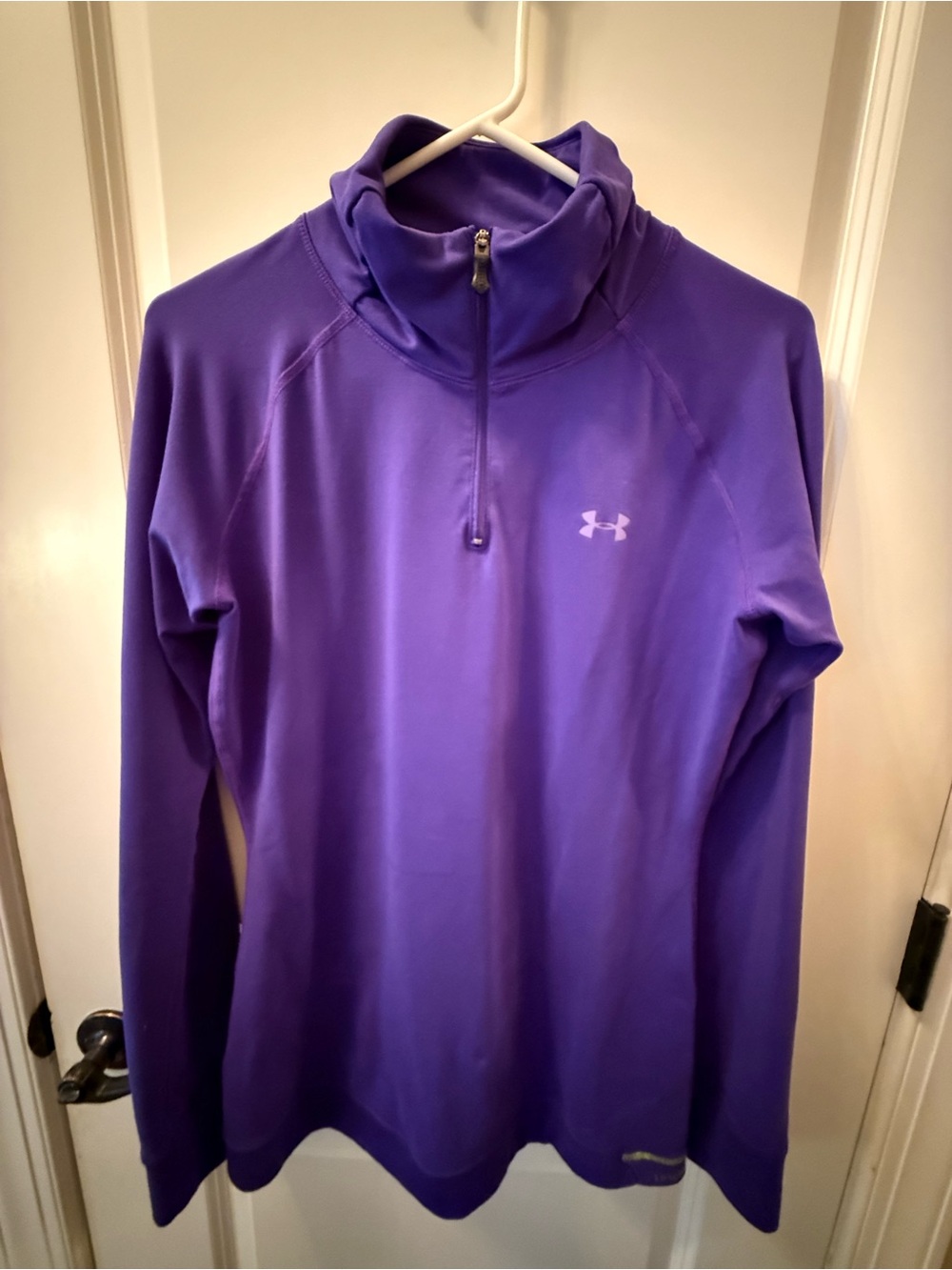 Under Armour Purple Quarter-Zip Athletic Pullover